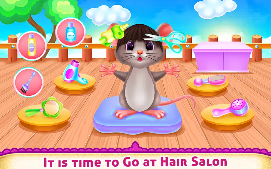 Cute Mouse Caring And Dressup Screenshot 3