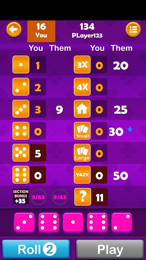 Yatzy Classic : The best Dice Board Games Screenshot 4