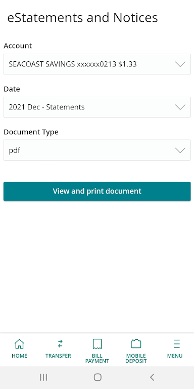 Seacoast Mobile Banking Screenshot 4