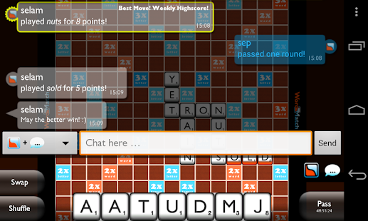 Wordmatch - Free Scrabble Screenshot 3