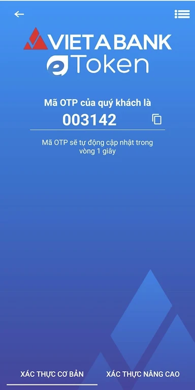 VietABank eToken Screenshot 2