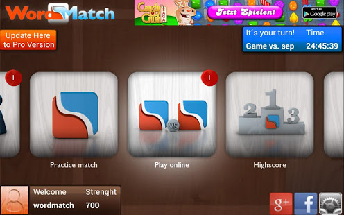 Wordmatch - Free Scrabble Screenshot 2