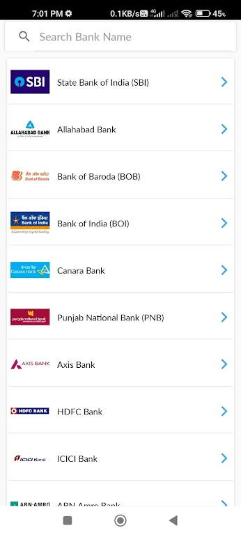Check Balance : Bank Info Screenshot 1
