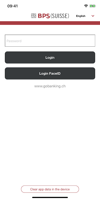 BPS SUISSE GoBanking Screenshot 2