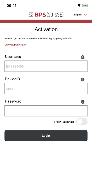 BPS SUISSE GoBanking Screenshot 3