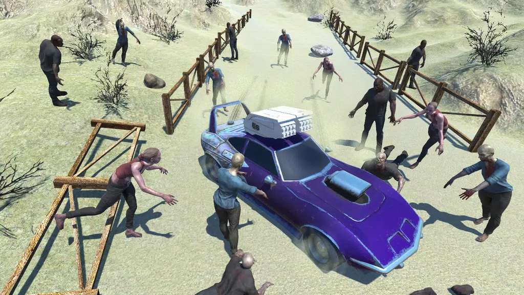 Zombie Crush Hill Road Drive Screenshot 2