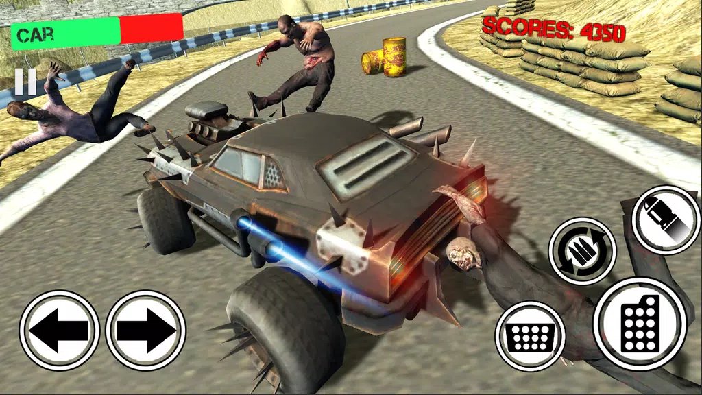 Zombie Crush Hill Road Drive Screenshot 3