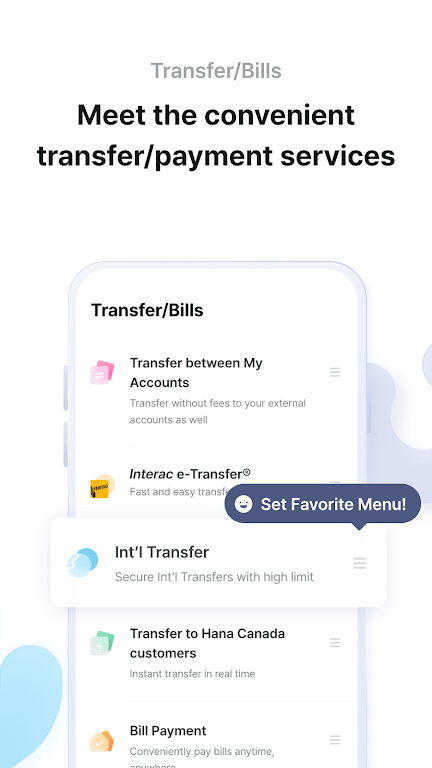 Hana Bank Canada Screenshot 3