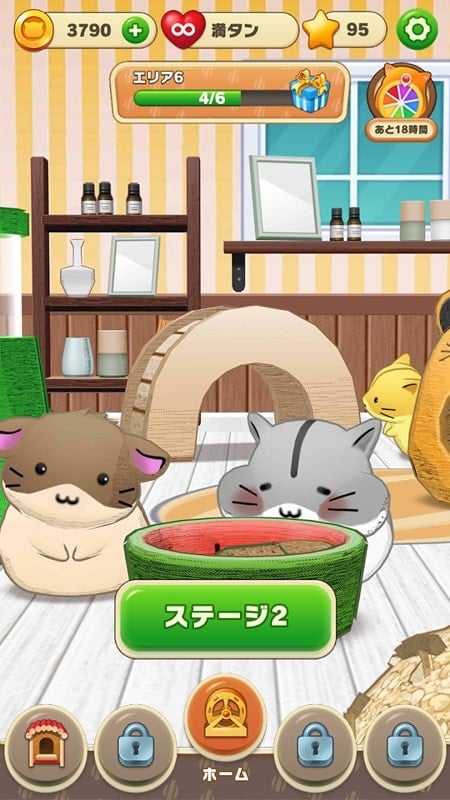 Hamster Life match and home Screenshot 2