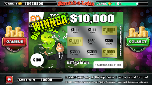 Scratch a Lotto Scratchcard Lottery Cash FREE Screenshot 2