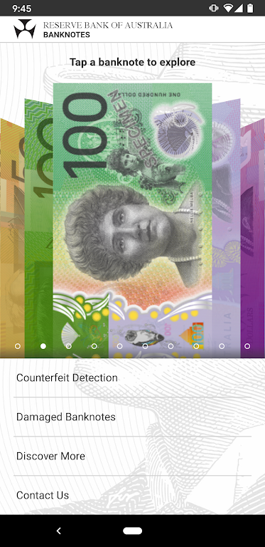 RBA Banknotes Screenshot 1