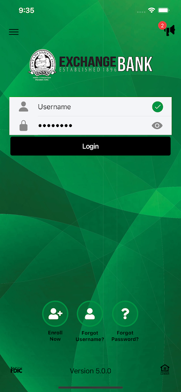 EZ Mobile Banking Screenshot 1