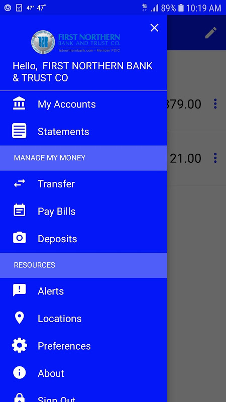 First Northern Bank and Trust Screenshot 2