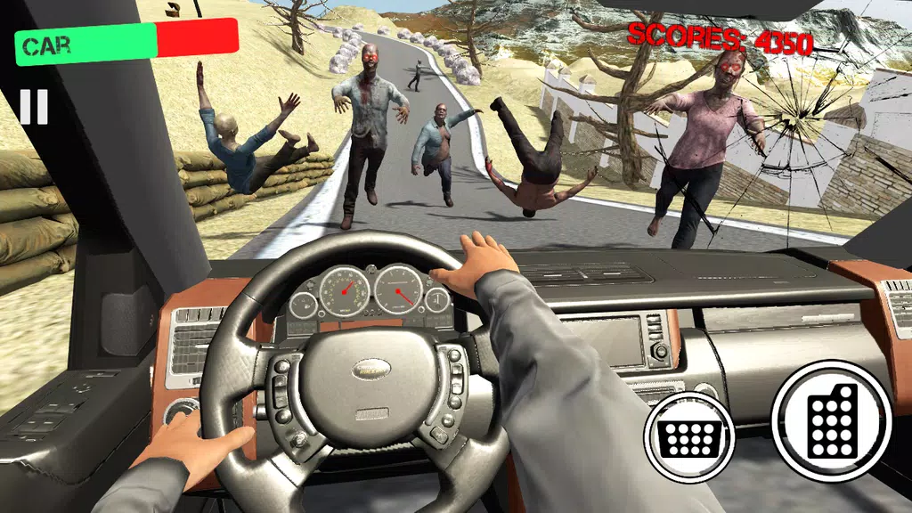 Zombie Crush Hill Road Drive Screenshot 1