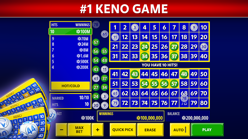 Vegas Keno by Pokerist Screenshot 2