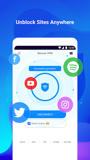 Secure VPN-Fast, Secure, Free Unlimited Proxy Screenshot 2