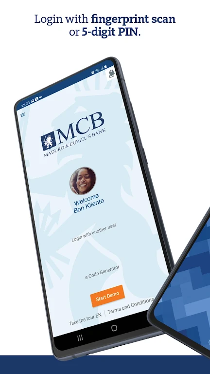 MCB Mobile Banking Curaçao Screenshot 2