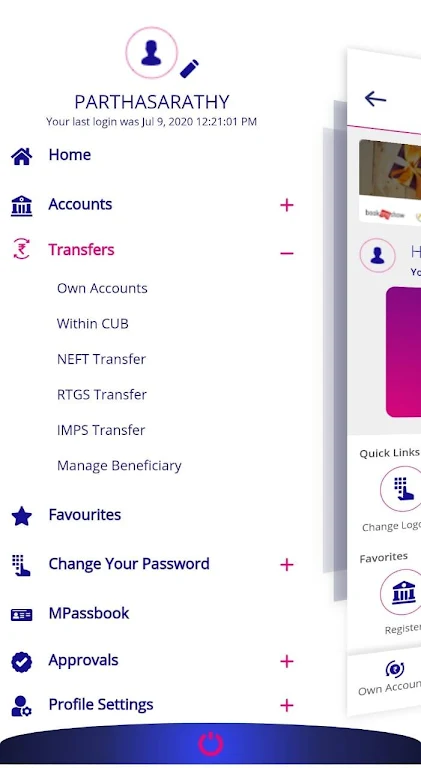 CUB CORP MOBILE BANKING Screenshot 3