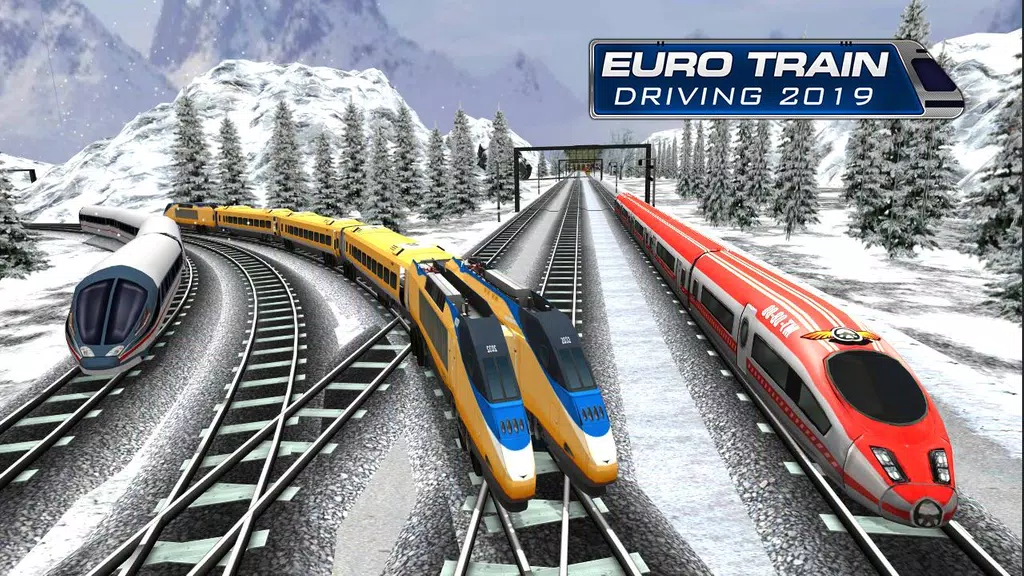 Euro Train Driving PVP 2019 Screenshot 4