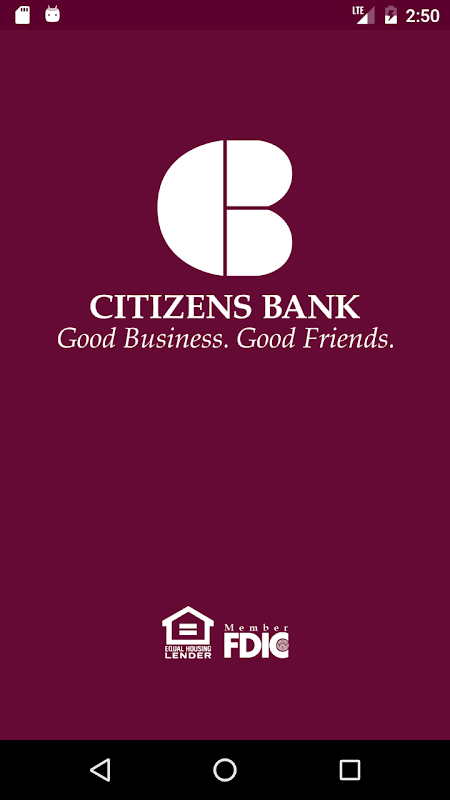 Citizens Bank - CB Mobile Screenshot 1
