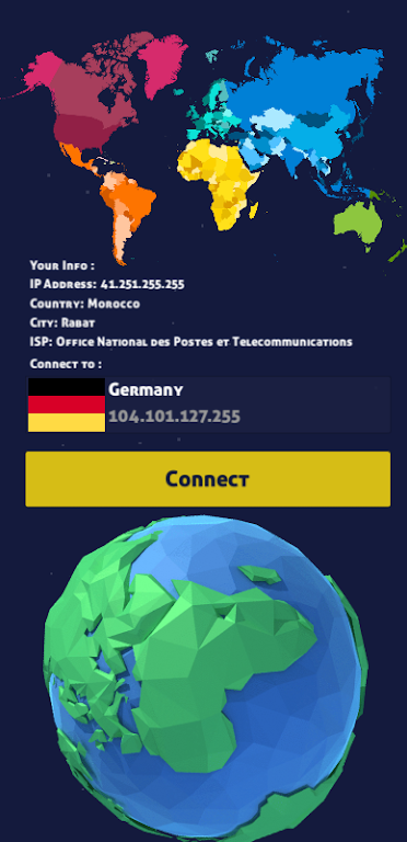 vpn germany - IP for Germany Screenshot 2