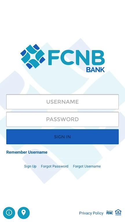FCNB Mobile Banking Screenshot 1