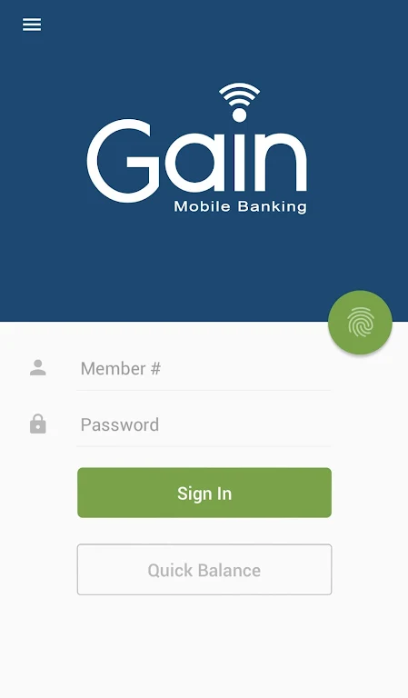 Gain FCU Mobile Banking Screenshot 1