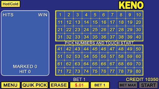 Keno Games OFFLINE FREE - Vegas Casino Screenshot 1