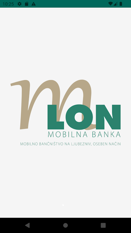 Mobilna banka mLON Screenshot 1
