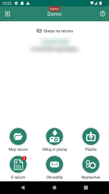 Mobilna banka mLON Screenshot 3