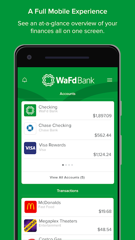 WaFd Bank Screenshot 1