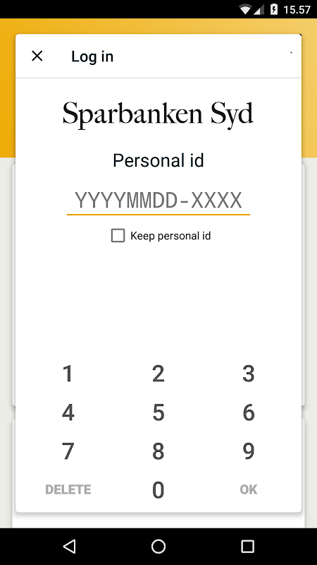 Sparbanken Syd Screenshot 4