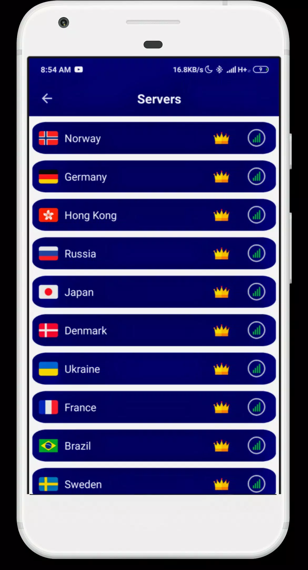 SecureX VPN Screenshot 1