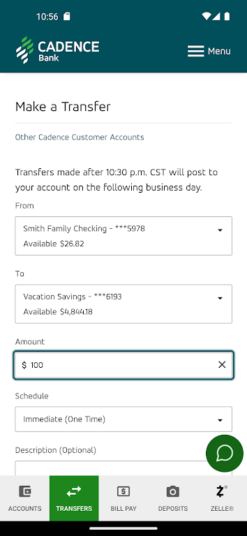 Cadence Bank Screenshot 3