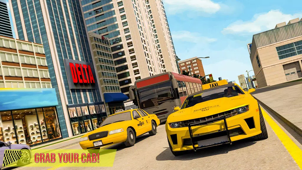Passenger Taxi Car City Rush Driving Screenshot 3