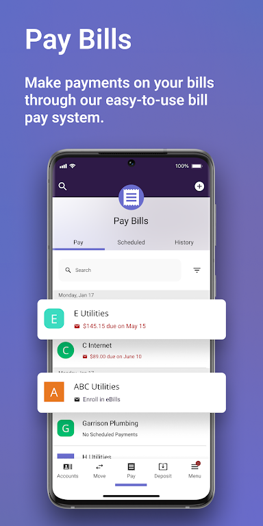 RadiFi Mobile Banking Screenshot 1