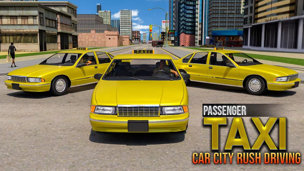 Passenger Taxi Car City Rush Driving Screenshot 4