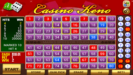 Casino Keno-Video Casino Play Screenshot 2
