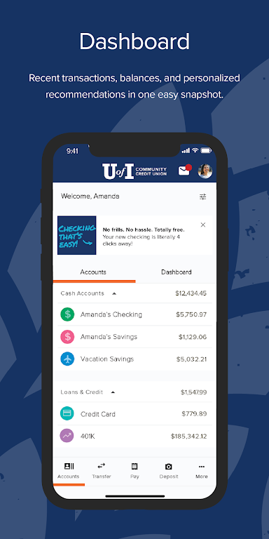UICCU Digital Banking Screenshot 2