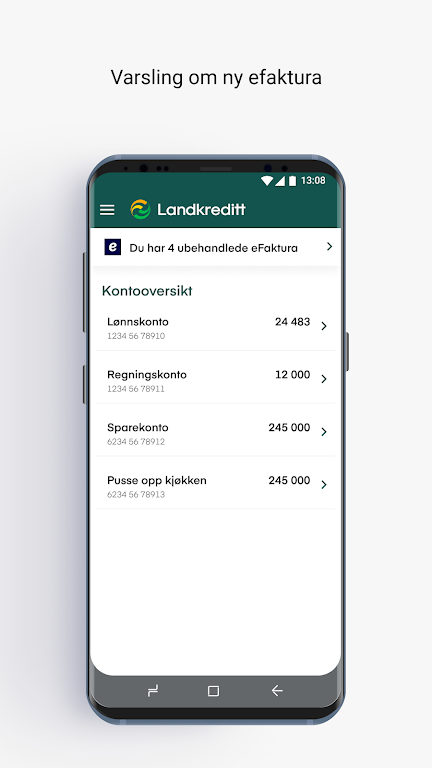 Landkreditt Bank Mobilbank Screenshot 3