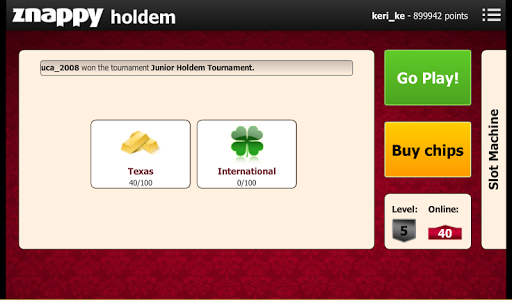 Holdem Znappy Screenshot 1
