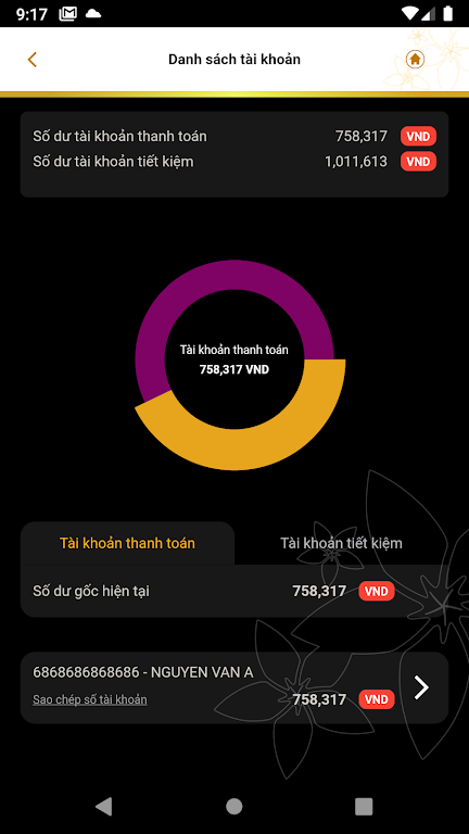 BAC A BANK Mobile Banking Screenshot 3