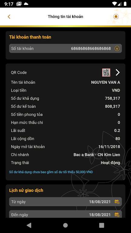 BAC A BANK Mobile Banking Screenshot 4