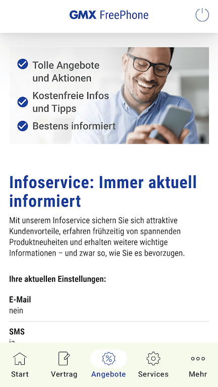 GMX FreePhone Screenshot 4