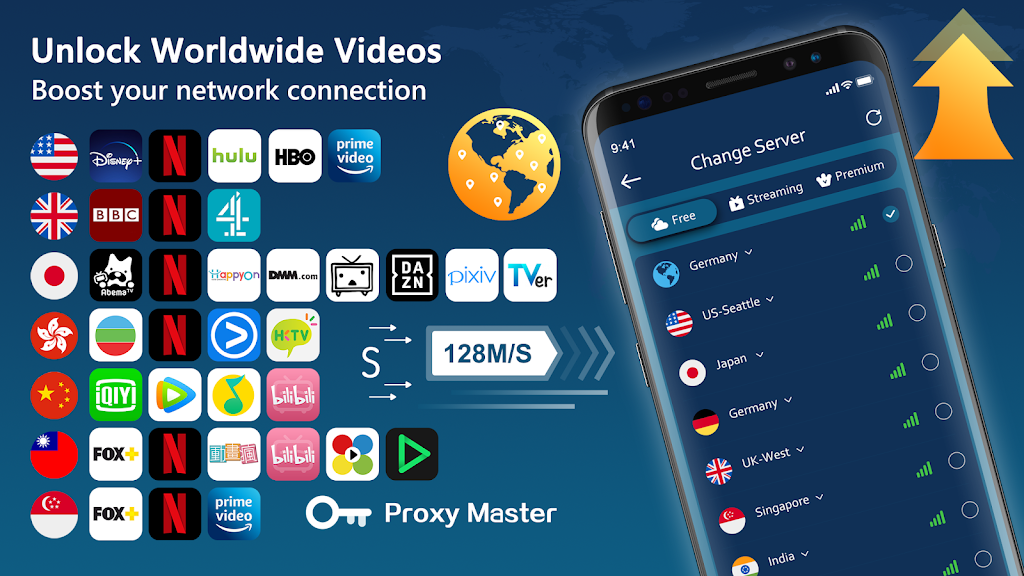 Proxy Master - Free VPN Proxy & Secure VPN Unblock Screenshot 3
