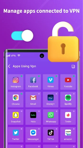 Tik VPN - Free VPN, fast access, unlimited traffic Screenshot 1