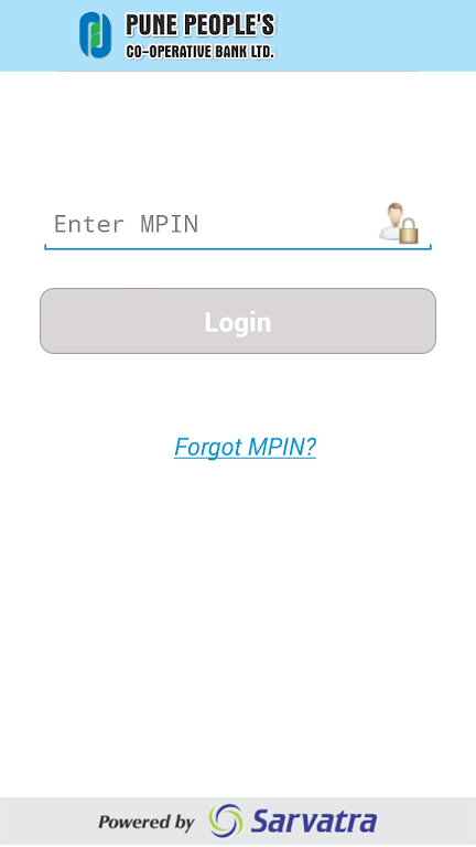 Pune People's Mobile Banking Screenshot 1