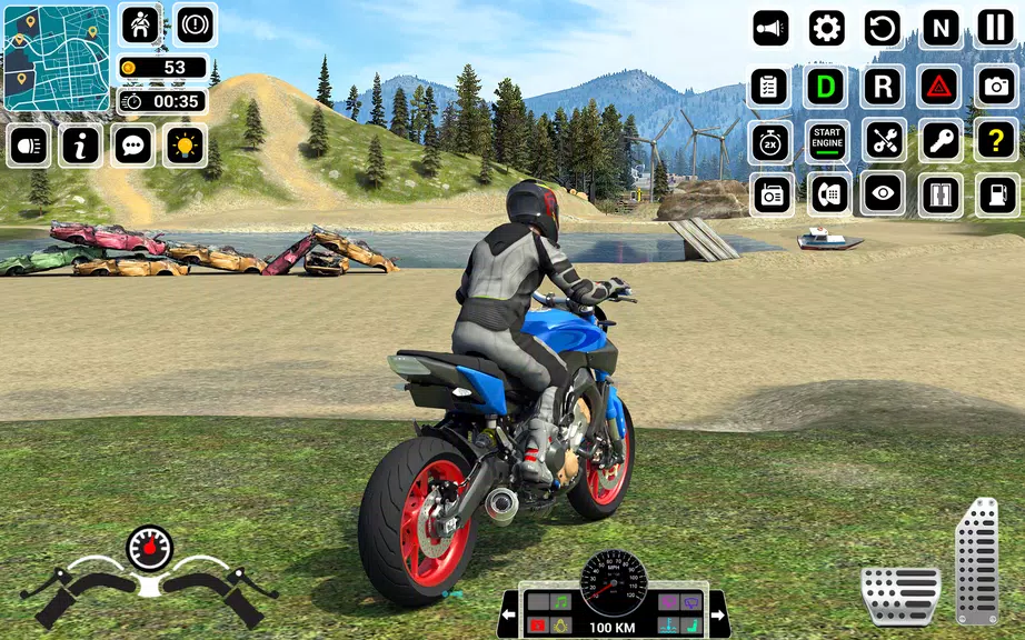Open World Bike Driving Games Screenshot 4
