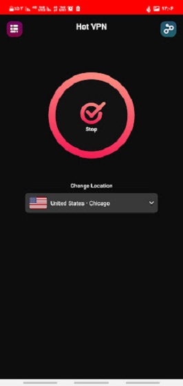 HOTVPN secure fast VPN proxy Screenshot 1