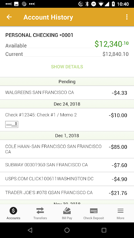 GBB Mobile Banking Screenshot 2